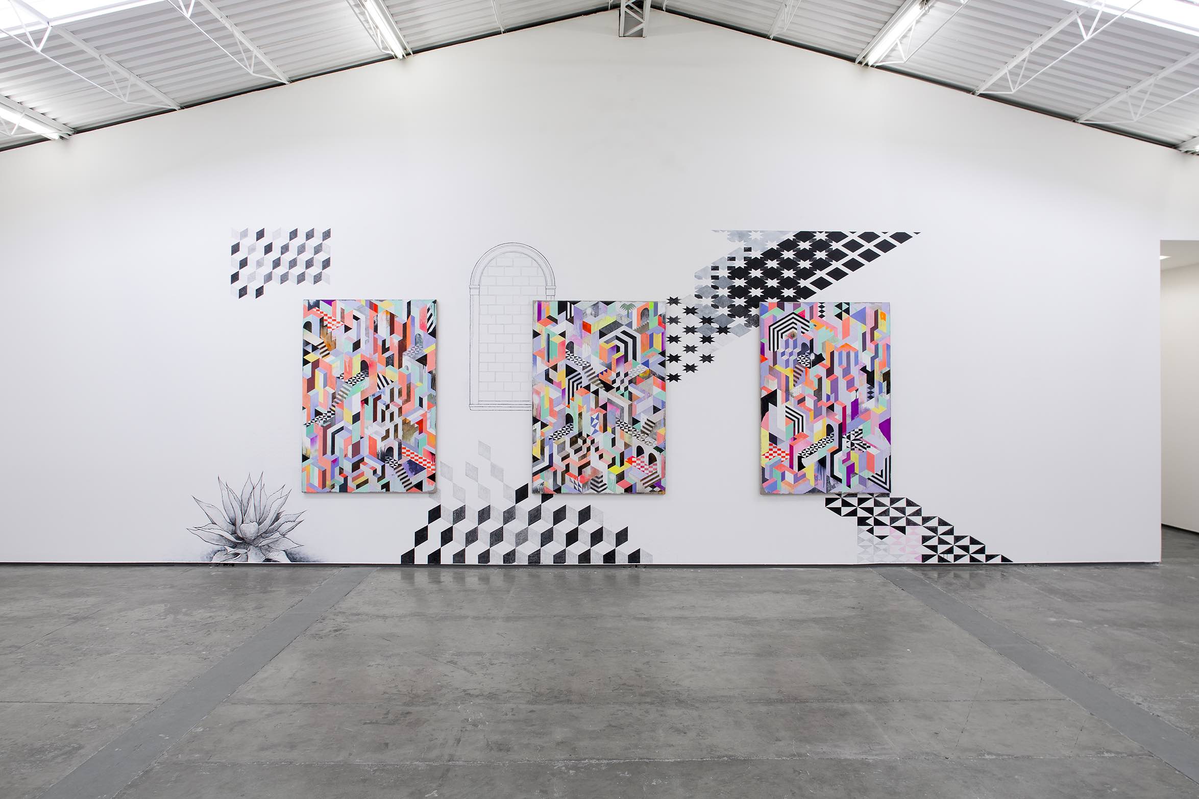 Who’s Afraid of Red, Yellow and Blue, Néstor Jiménez, view of installation in Proyectos Monclova, Mexico City, 2019. Courtesy of the artist and Proyectos Monclova. Photo: Ramiro Chaves