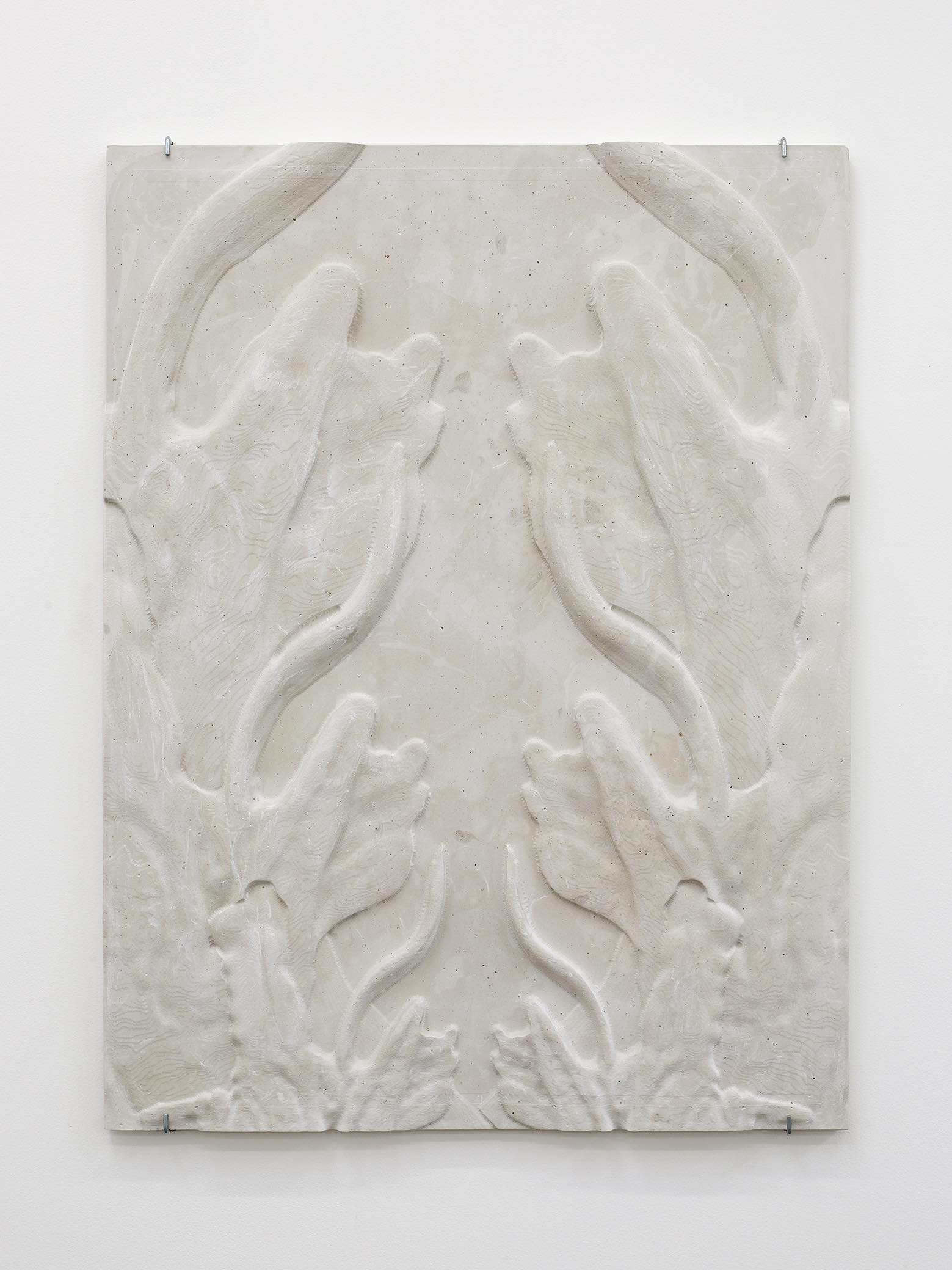 SANGREE, Wind, 2019, Cement plaster, 99.5 x 75 x 1.5 cm