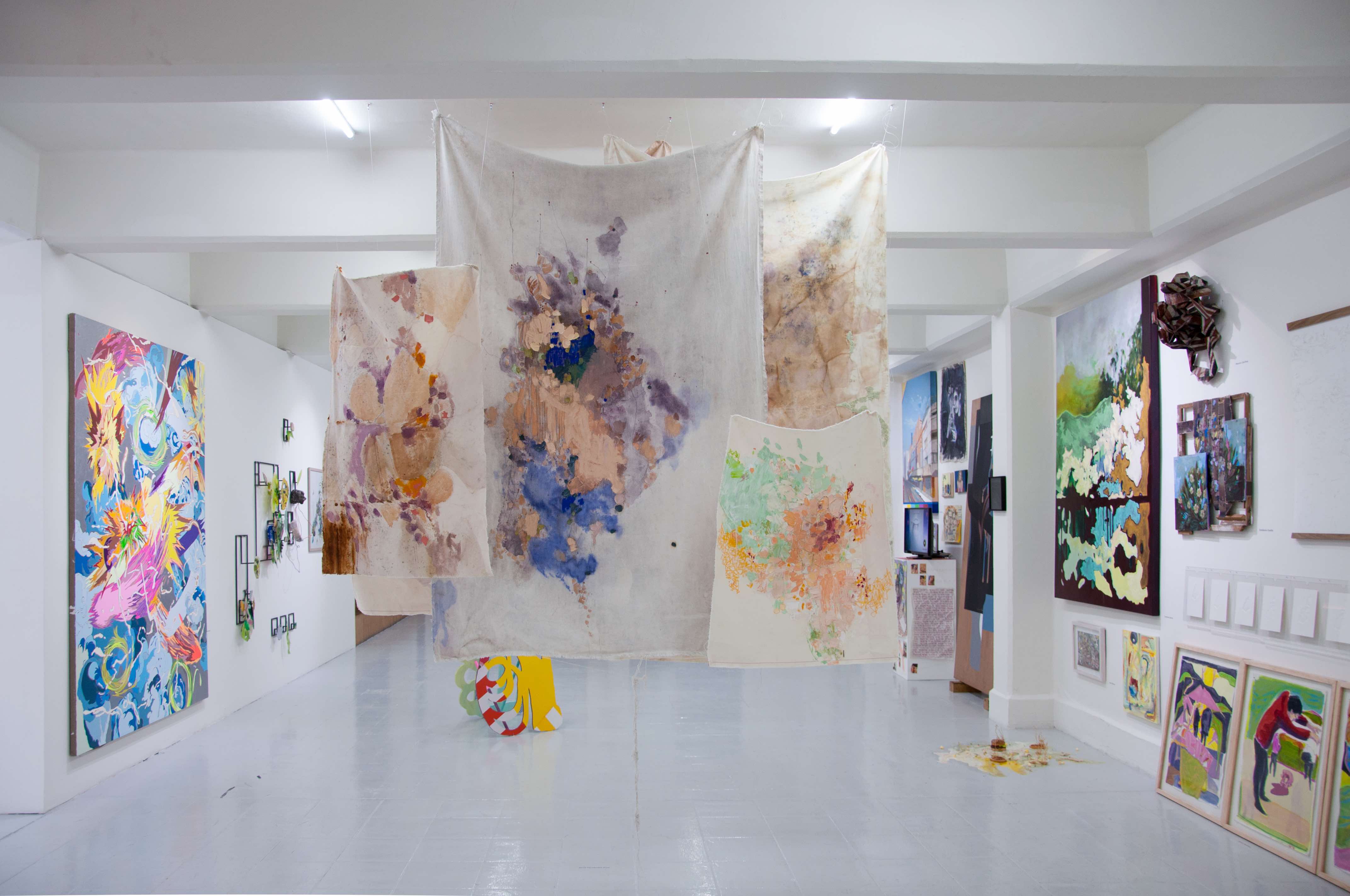 Installation view, Nueva piel para una vieja ceremonia, Galería Karen Huber, November 2019. Photo: Octavio Rivadeneyra