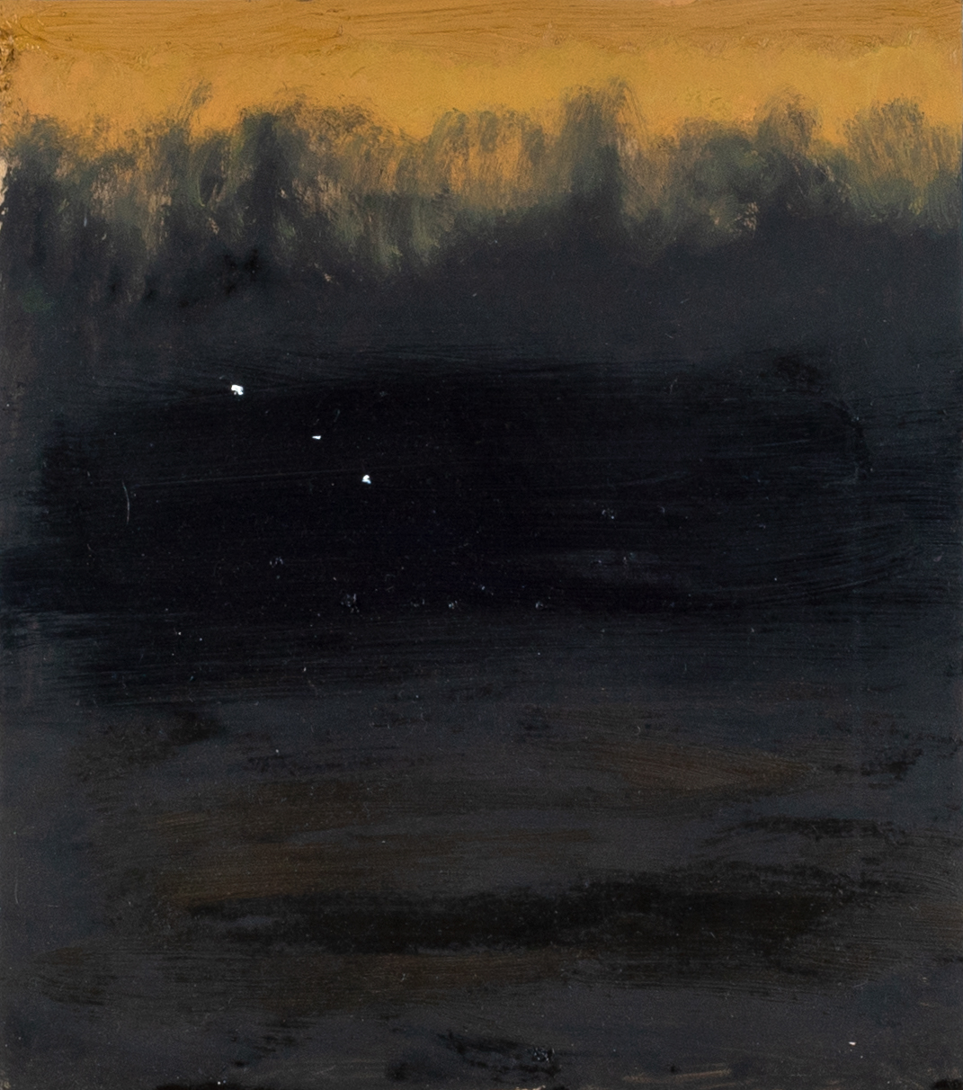 Rodrigo Echeverría, Los tres reyes magos, 2020, Oil on wood, 31 x 26cm. Courtesy of the artist