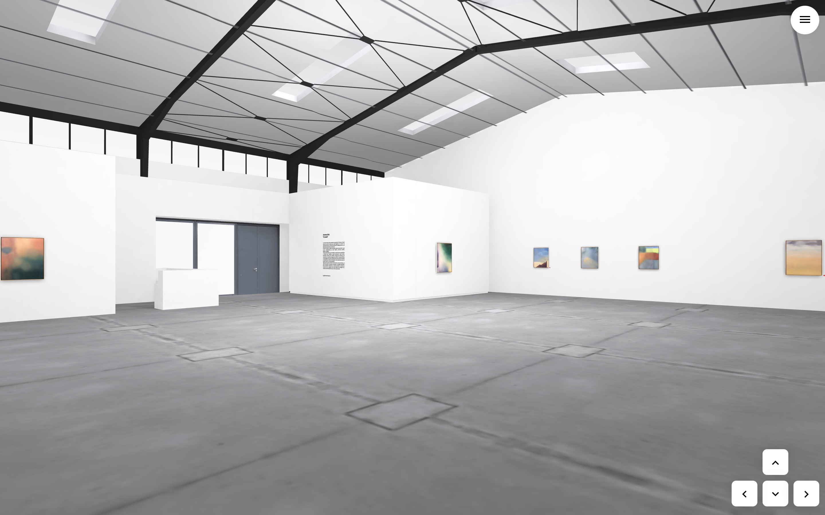 View of the exhibition A través by Arantxa Solís, Casa Equis, 2020. Courtesy of Casa Equis.