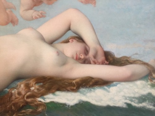 Alexandre Cabanel, El nacimiento de Venus (detalle), 1863, óleo sobre lienzo © RMN-Grand Palais (Musée d'Orsay) / Hervé Lewandowski