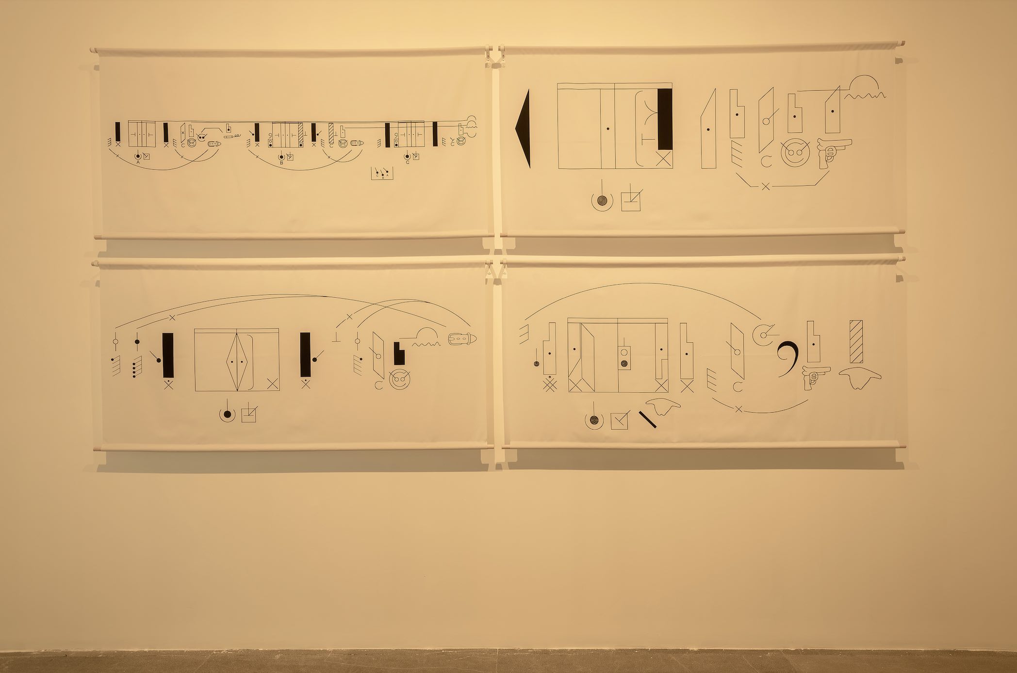 Exhibitions views Chantal Peñalosa. Atlas Western. MUAC. 20/11/2021-27/03/2022. Photo Oliver Santana.
