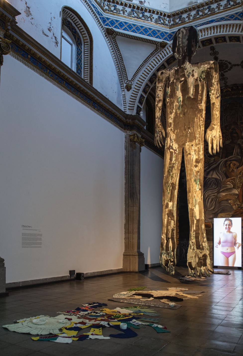 María Sosa en « Escucha Profunda », Laboratorio Arte Alameda, 2021. Cortesía de la artista y Llano Galería. Foto: Erik López