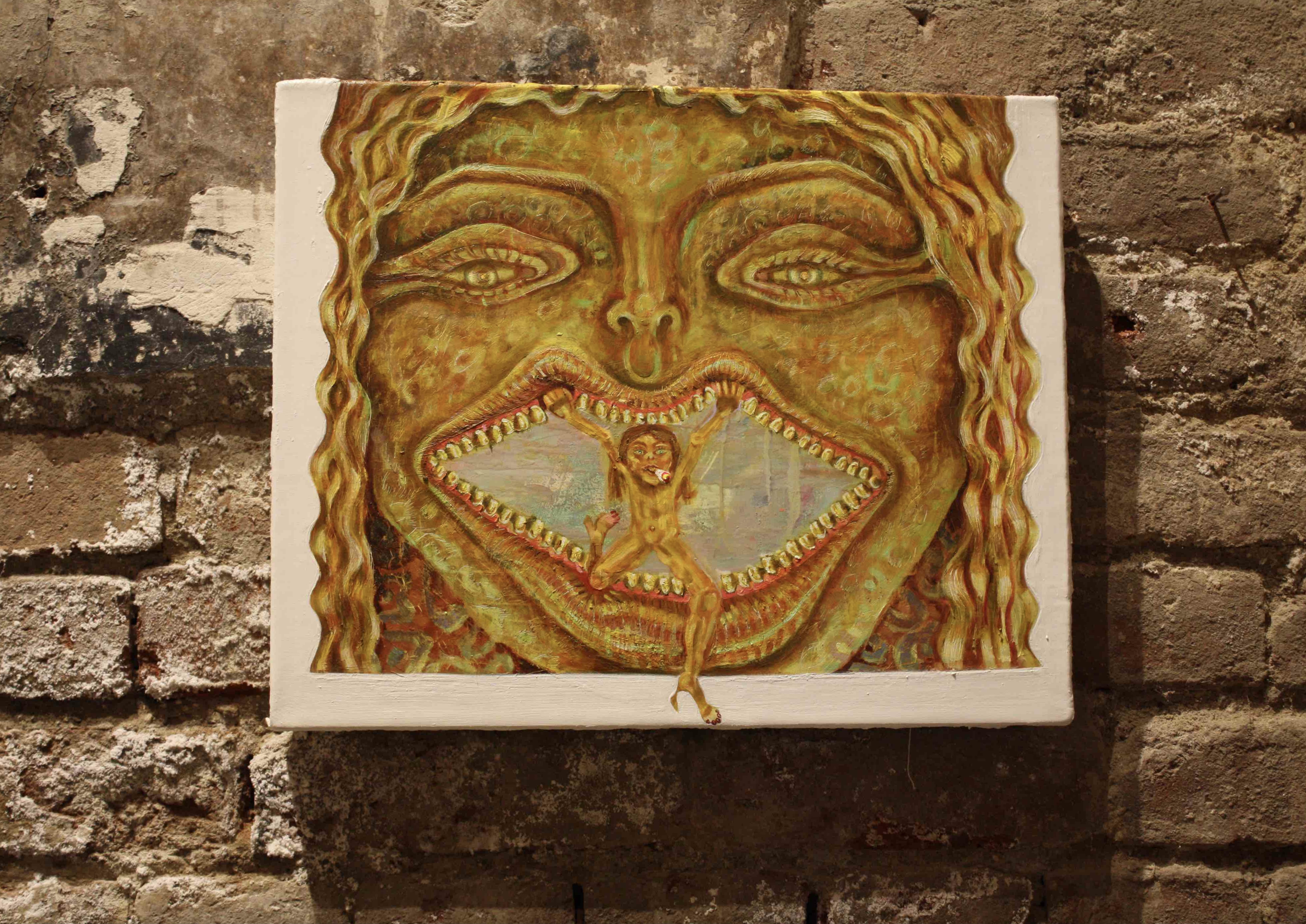 Obra de Nicole Chaput, parte de la exposición "Reflujos" presentada por Saenger Galería en Salón ACME