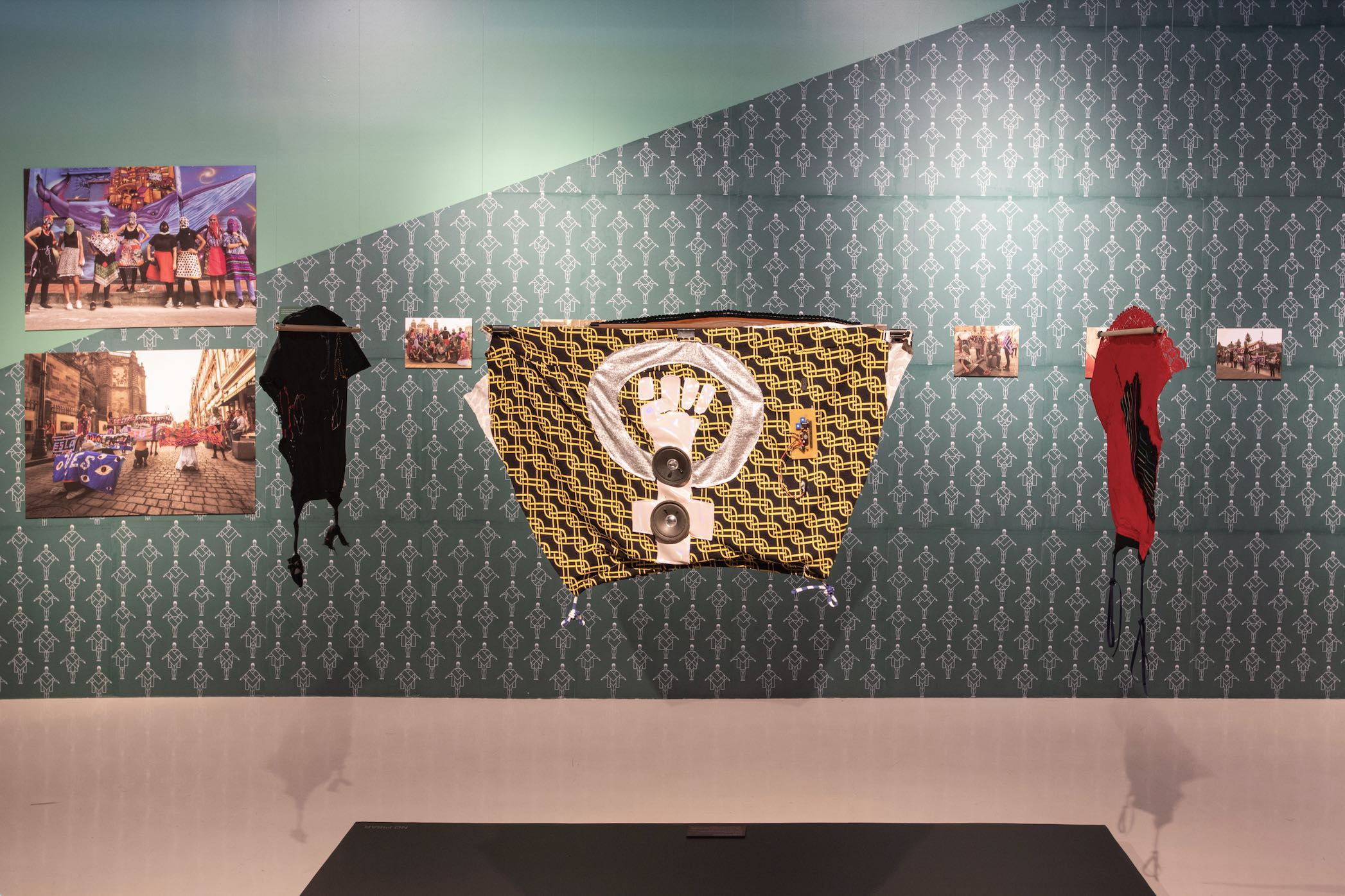 Vista de la exposición 'Voz pública' de Dora Bartilotti. Cortesía del Museo Universitario del Chopo