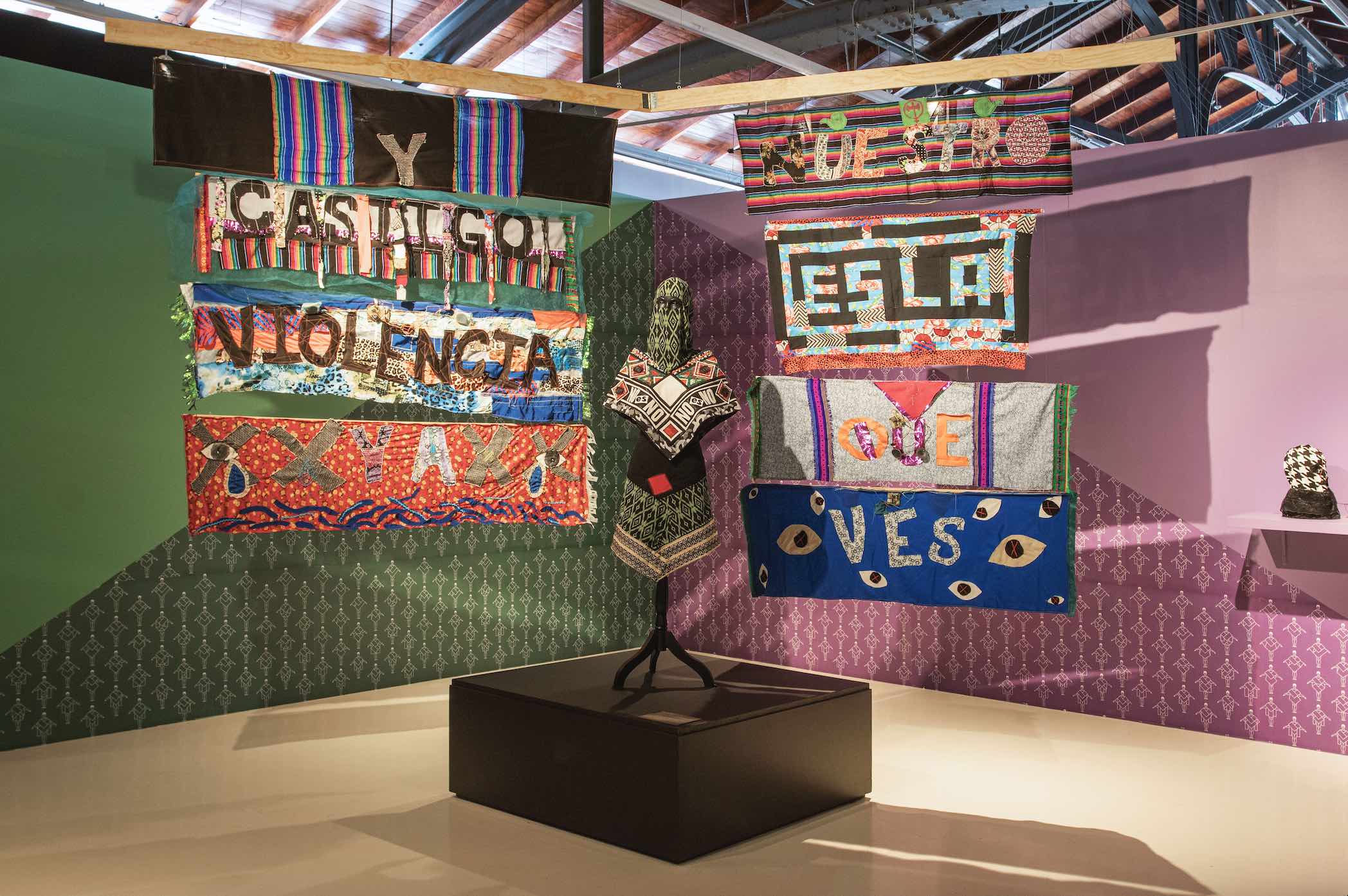 Vista de la exposición 'Voz pública' de Dora Bartilotti. Cortesía del Museo Universitario del Chopo