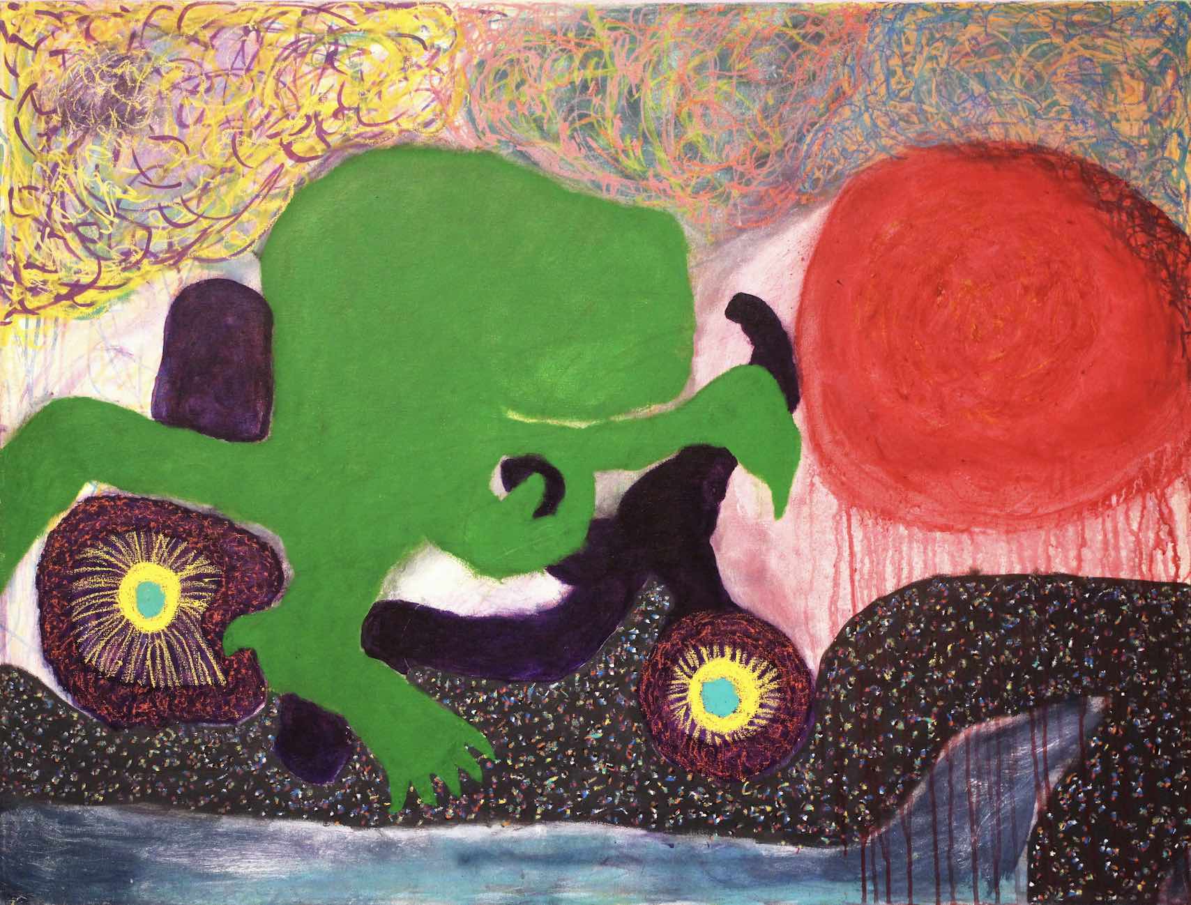 Xuty, Vamos a dar una vuelta al cielo y a mi pantano, 2012. Cortesía del artista