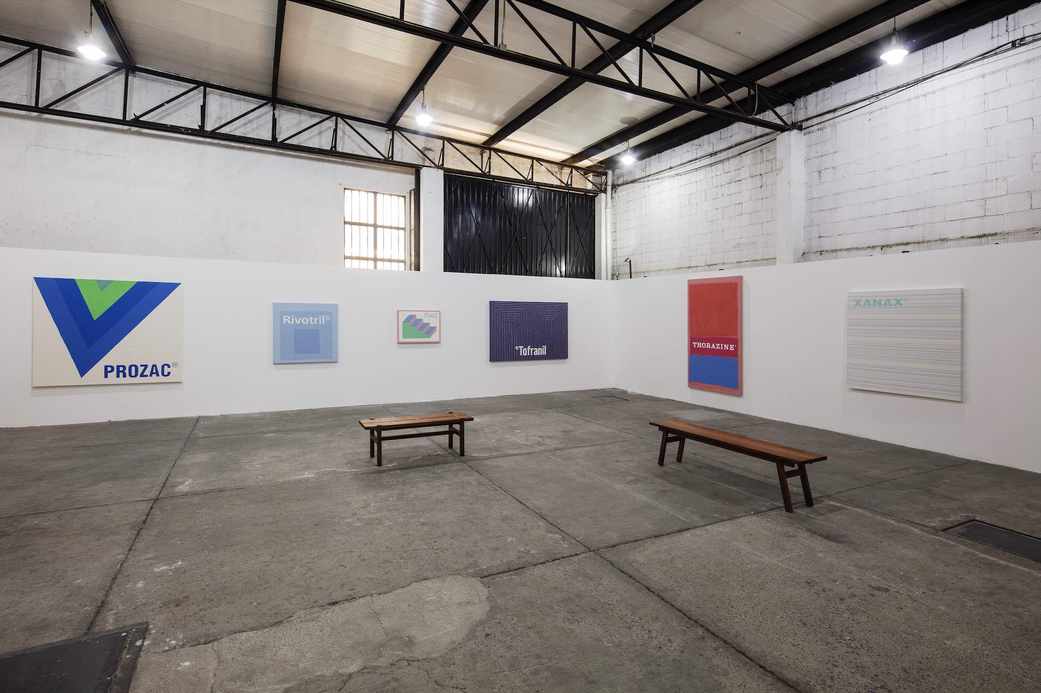 Painting and Pharma, Enrique López Llamas. Courtesy of the artist and LLANO (Mexico City). Photo: WhiteBalanceMX