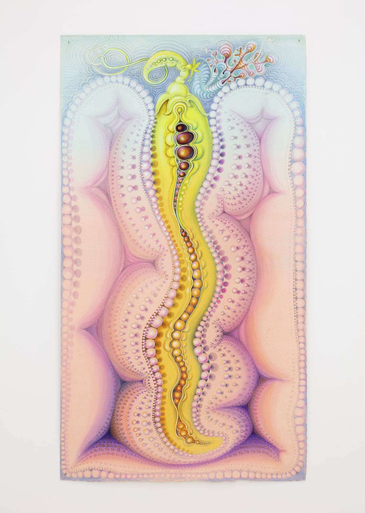 Kinke Kooi. Support, 2022. Acrylics, gouache, color pencil on paper. Photo: White Balance. Courtesy of Lulu.