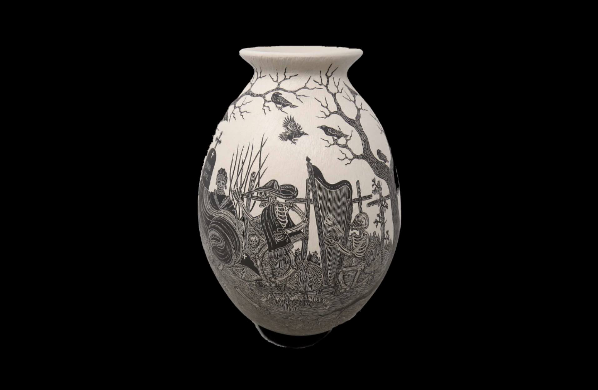 Sgraffito workshop: Day of the Dead