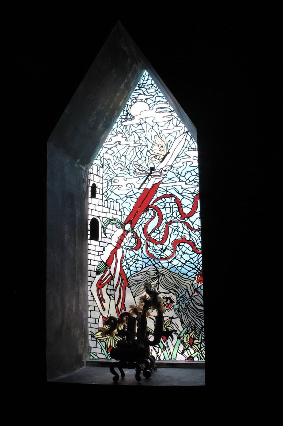 Sil Cerviño, El vacío es del color de un cielo despejado, Museo de Arte Carrillo Gil. Photo: Mariana Lagunes