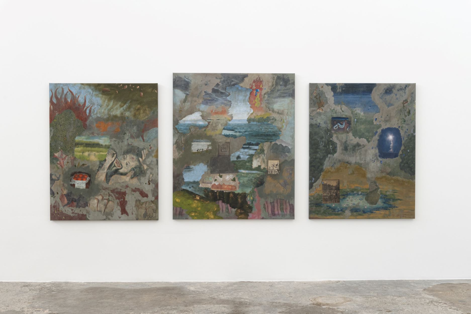 Vista de instalación de la exposición ‘Sopa de Anguilas’ de Juan Manuel Salas, CURRO. Cortesía del artista y de la galería.