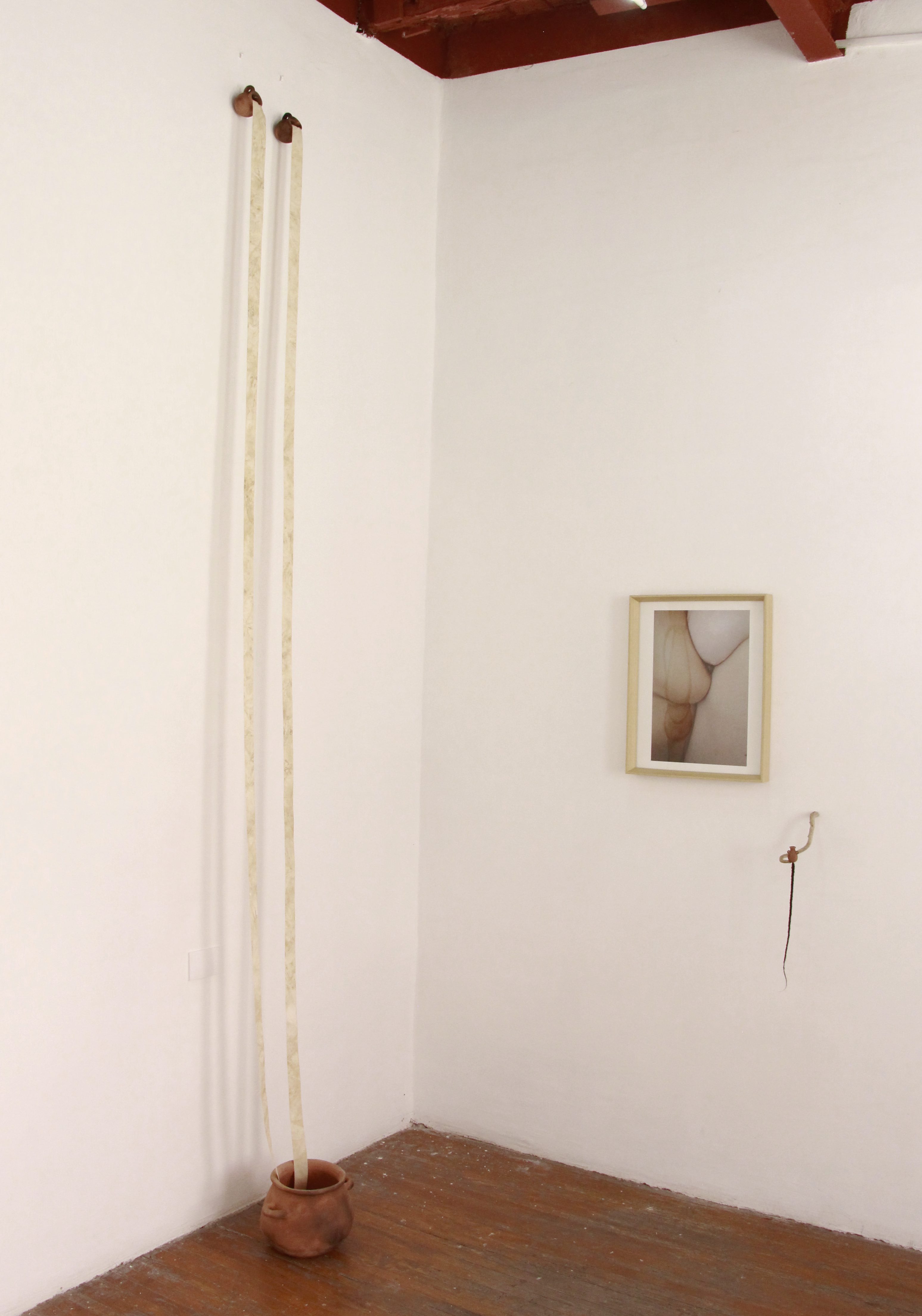 Installation view of the exhibition ‘Y los cántaros, cantan’ by Bea Millón. Courtesy of Salón Silicón