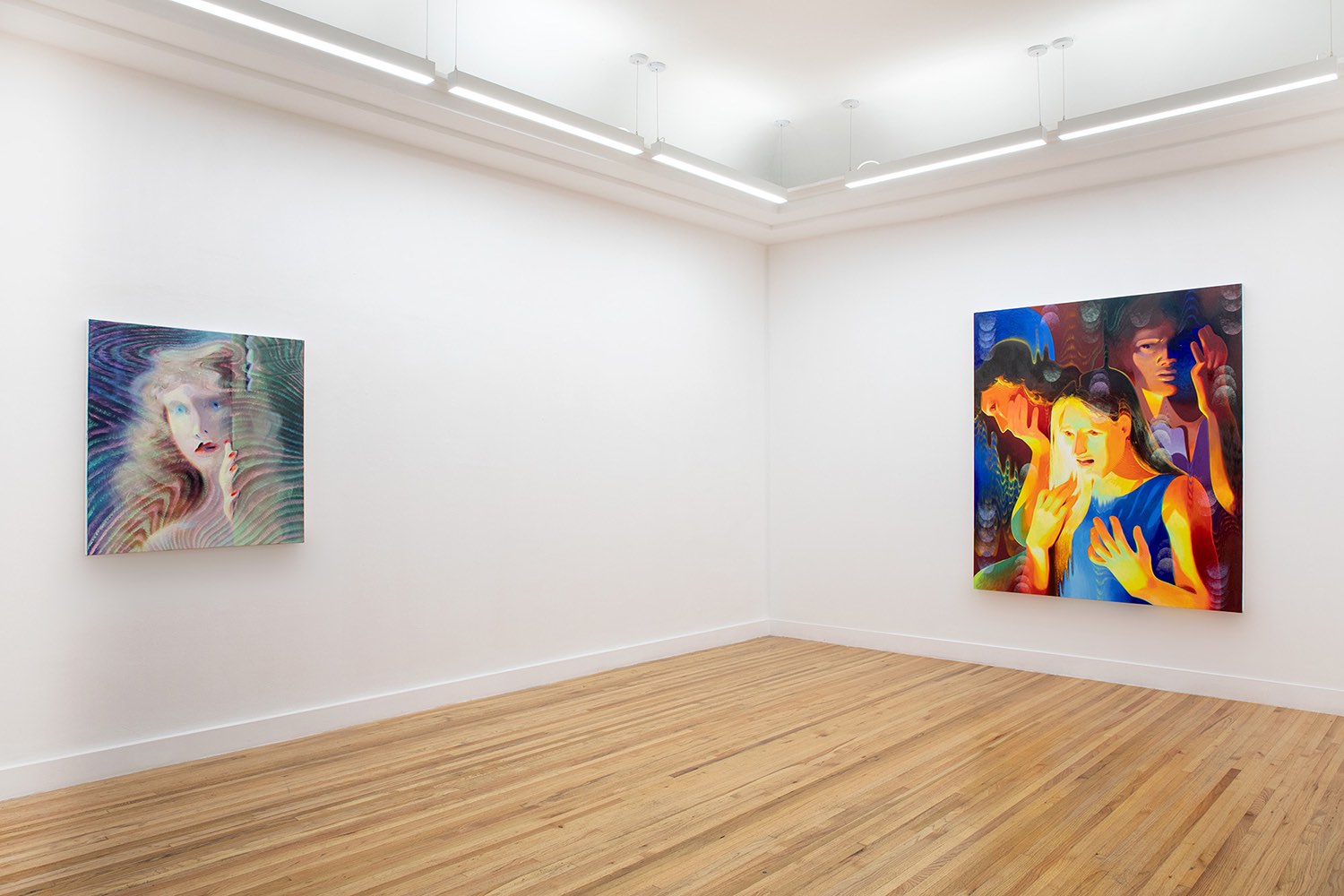 Installation view, Robin F. Williams, ‘Watch Yourself’, 2023. Photograph by Bruno Ruiz. Courtesy of the artist and Morán Morán