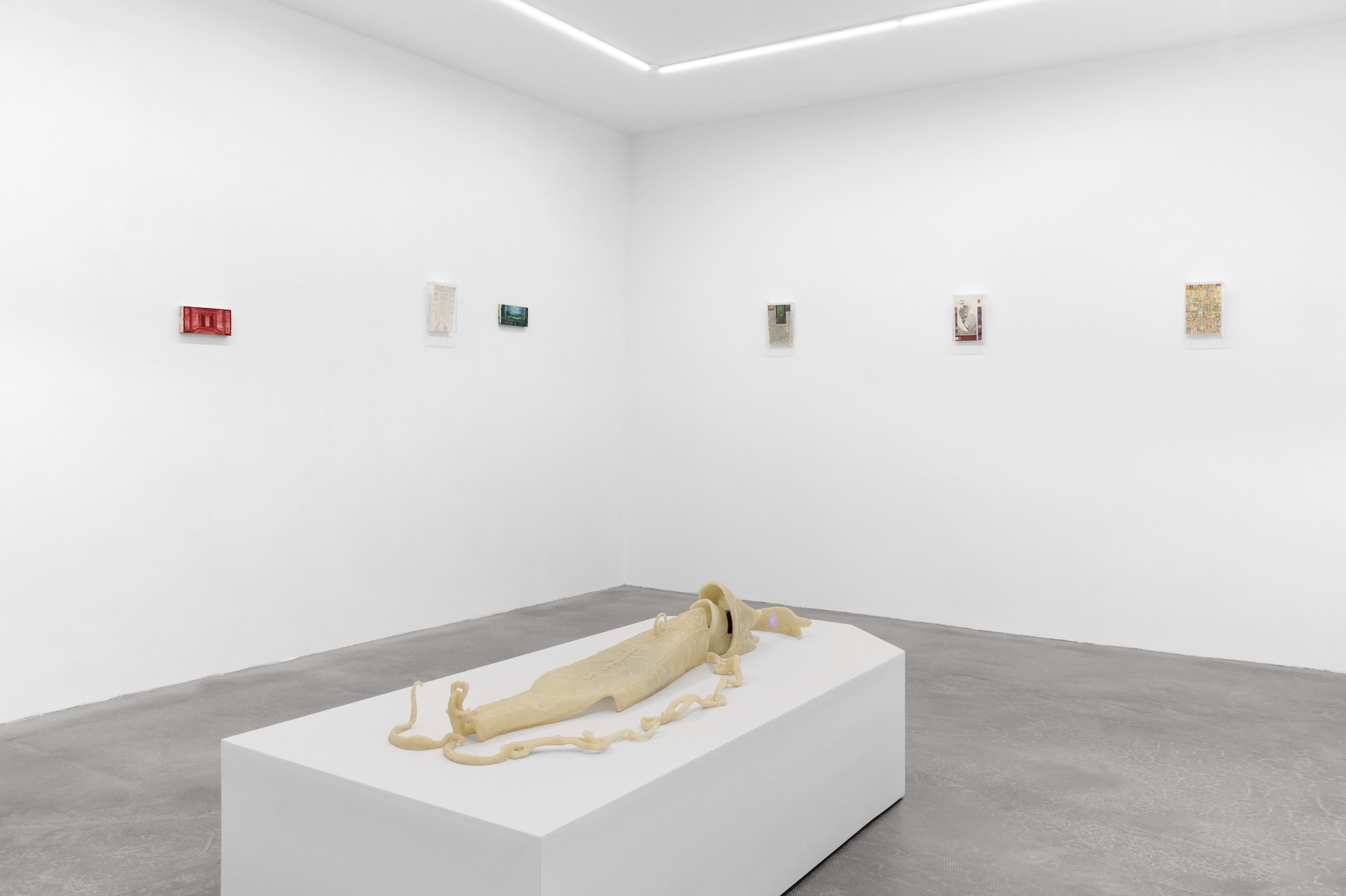 Installation view of Emiliano de Ezkauriatza's exhibition, Fantasy Stagnation, 2022, PEANA. Courtesy of the artist and PEANA. Photograph by Michelle Lartigue. 