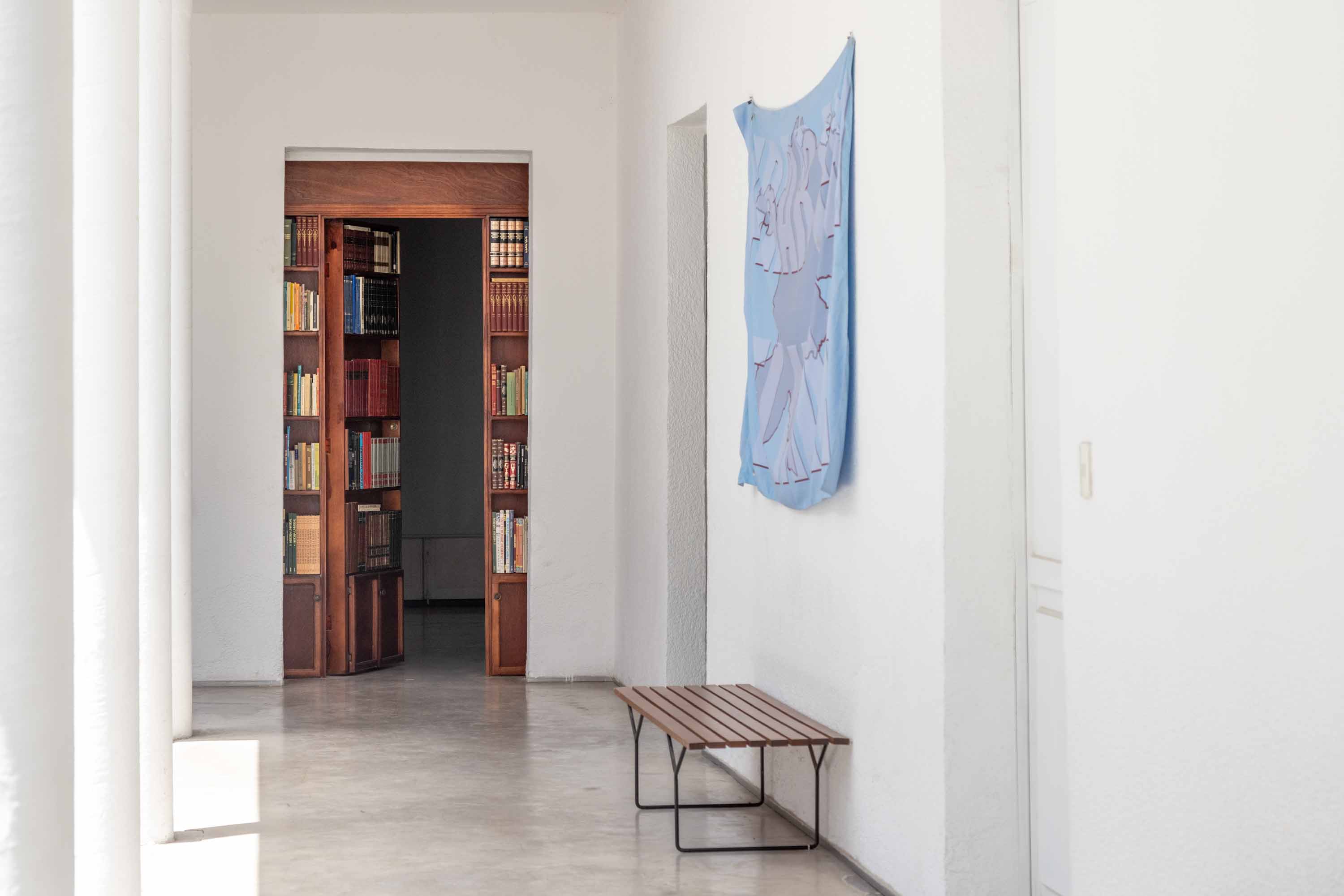 Installation View of Pablo Helguera’s exhibition ‘Museo de la vida escolar’, 2023. Courtesy of Galería Enrique Guerrero
