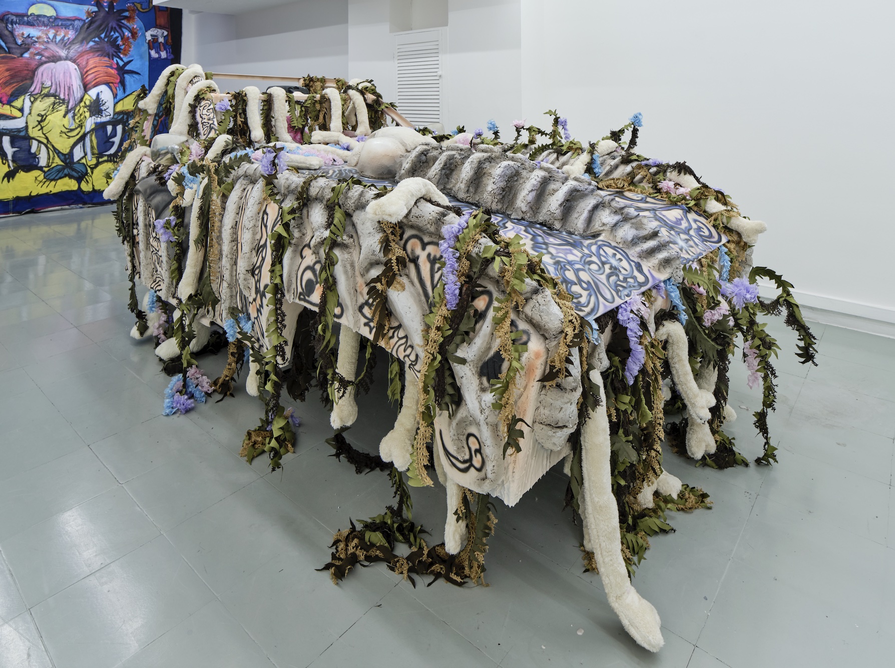 Vista de la exposición ‘Sombras nada más (espíritu Tv)’ de Paloma Contreras Lomas. Cortesía de Pequod Co. Fotografía: Sergio López