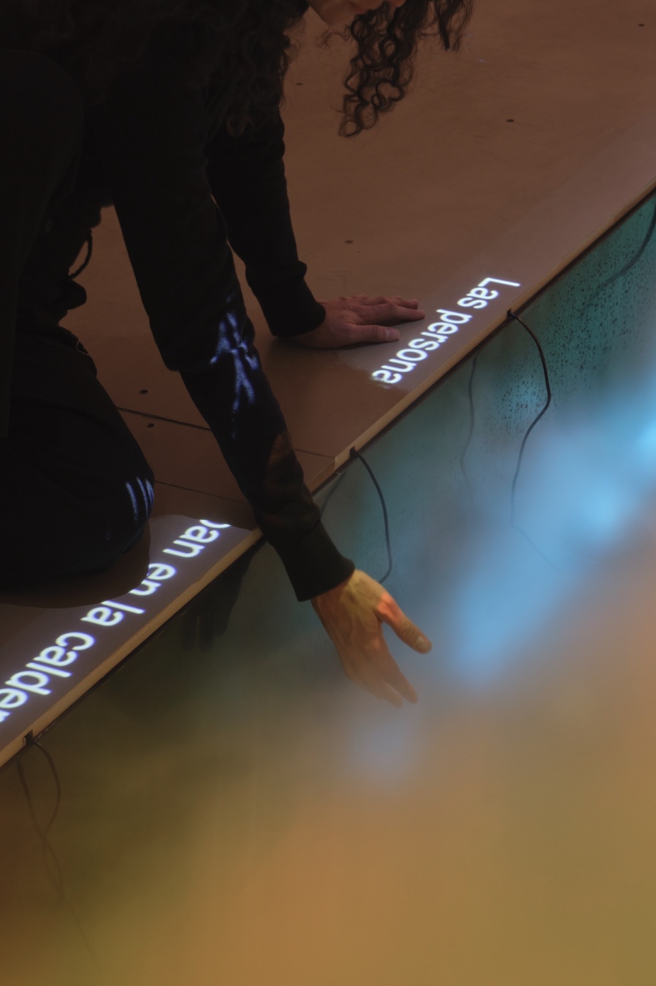 Vista de la exposición de Federico Pérez Villoro, ‘Aguas verdaderas’, Ayer Ayer. Fotografía: Noemi García