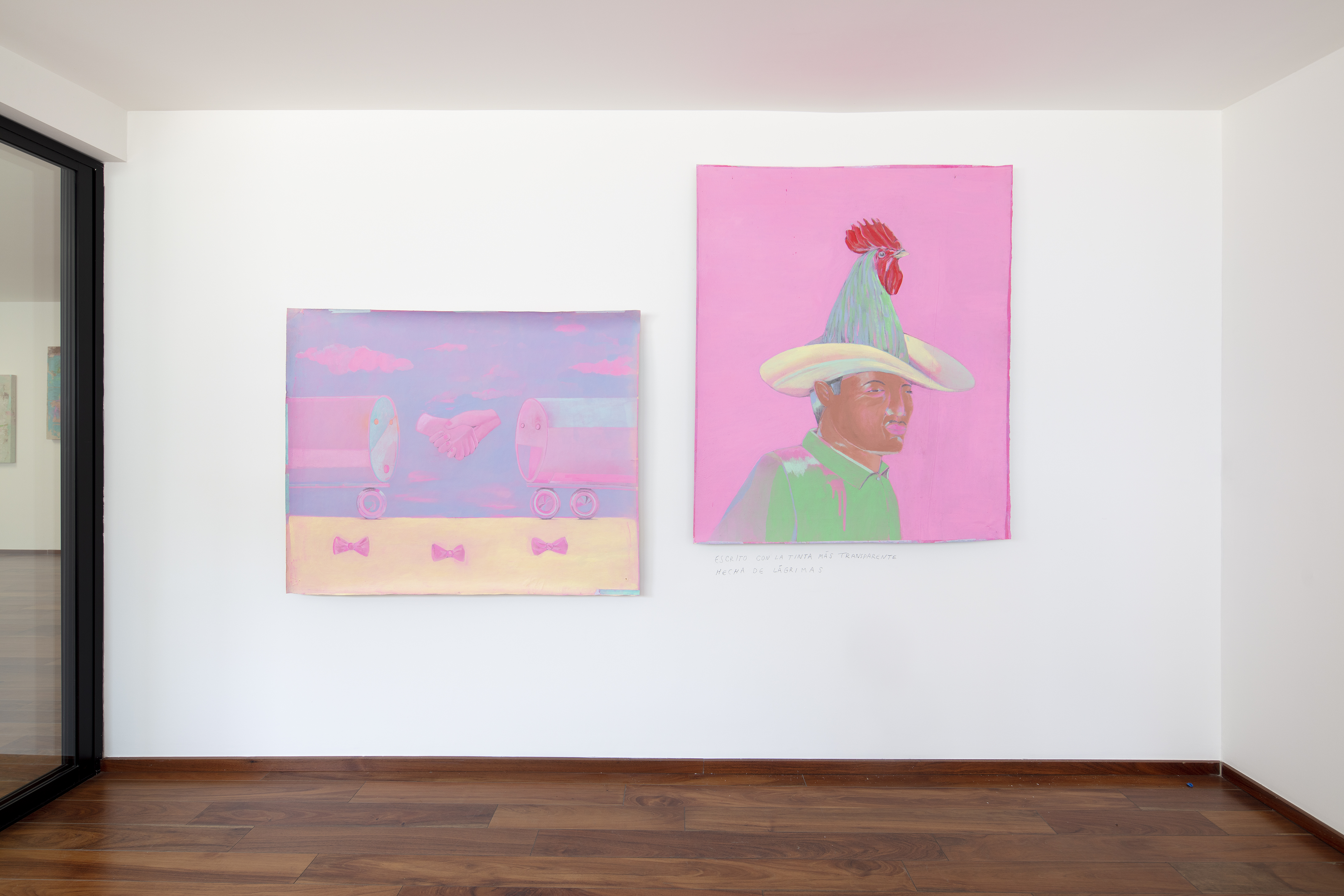 Vista de la exposición de Gibrán Turón, ‘Éxitos humildes’. Cortesía del artista y Proyectos Monclova. 