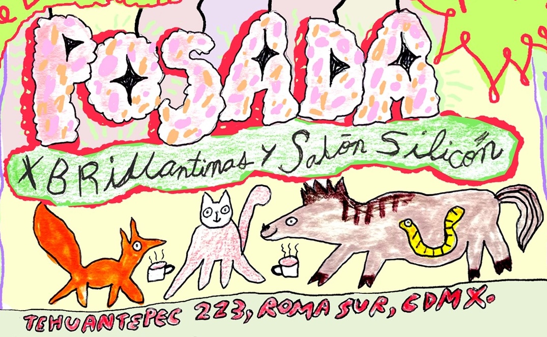 Posada hosteada x Brillantinas + Salón Silicón