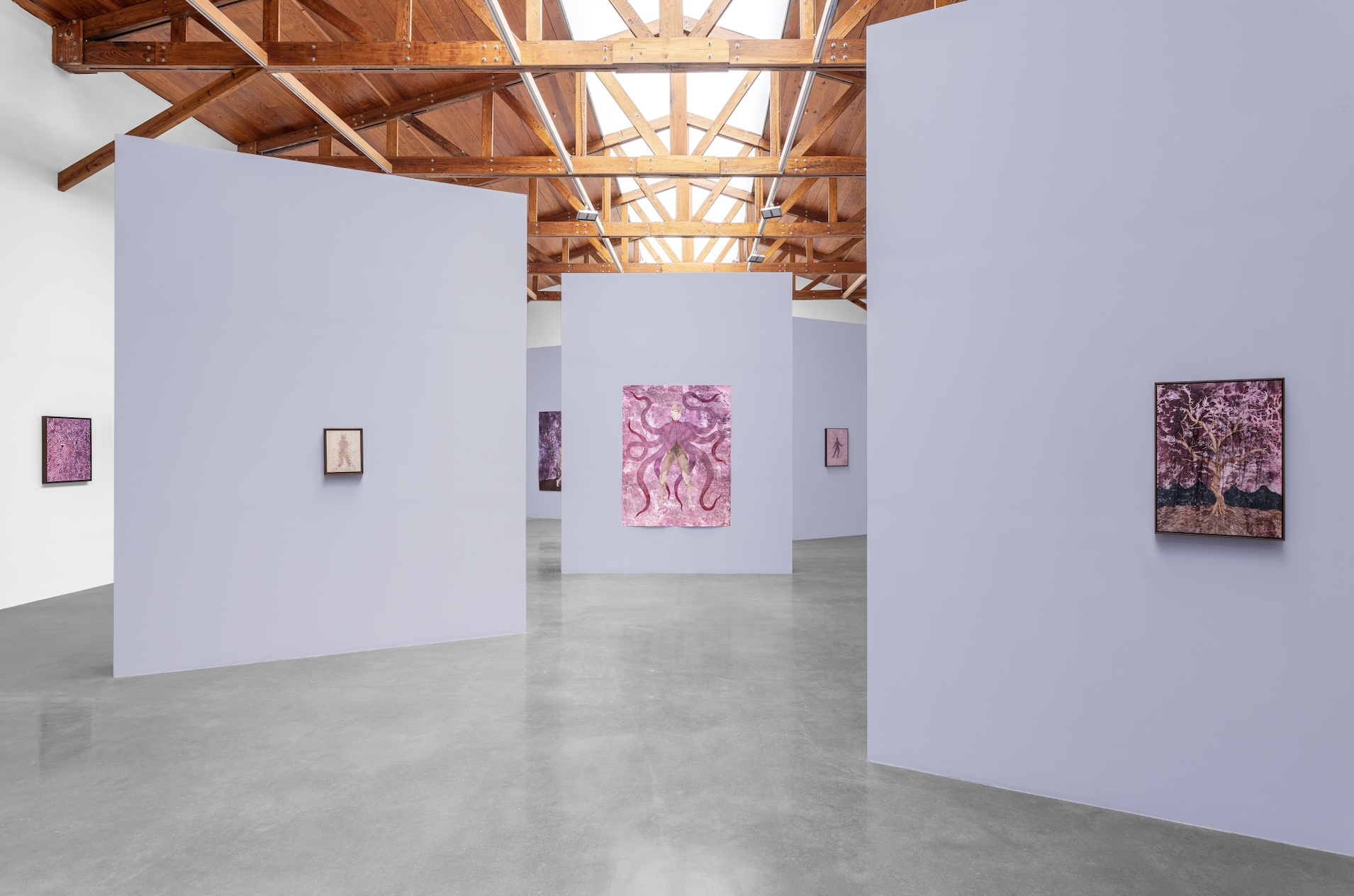 Felipe Baeza, To feel a then and there. Installation view, kurimanzutto Mexico City, 2025. Photo: Gerardo Landa
