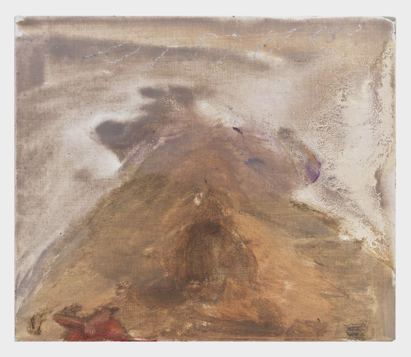 Mariana Paniagua, Crecimiento, 2025. Oleo sobre tela, 30 × 35 cm. Cortesía de la artista y Ambar Quijano