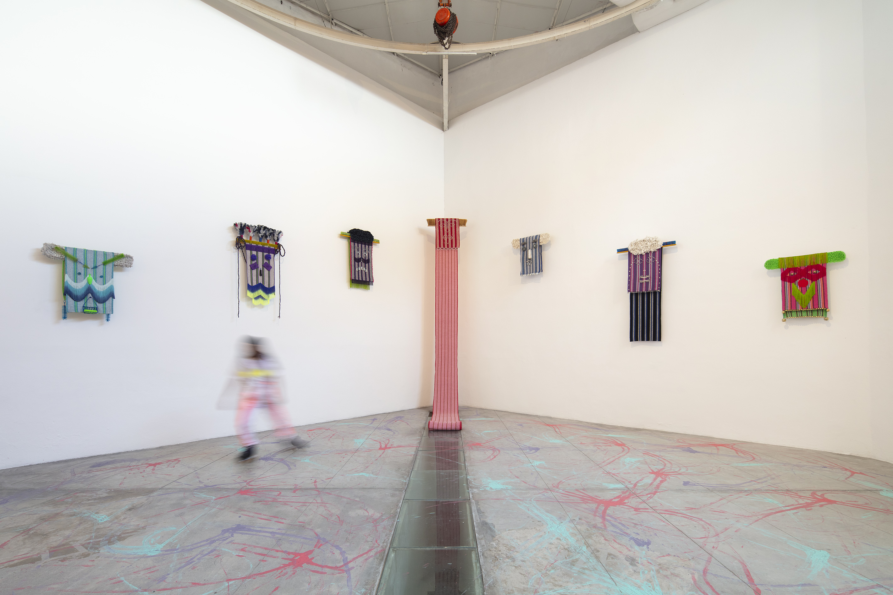 Aurora Pellizzi, “Entrelazo”, vista de la exposición, La Tallera, Cuernavaca. Fotografía: Ramiro Chaves.