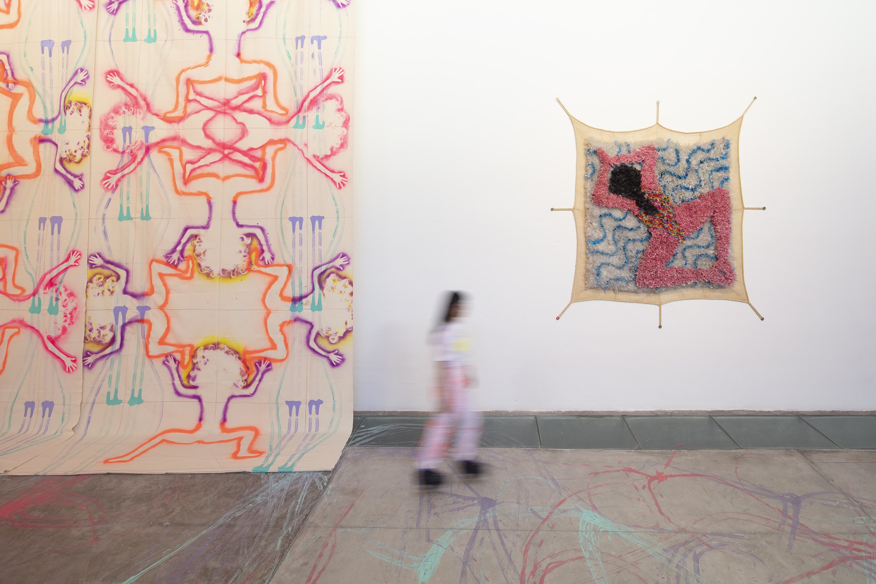Aurora Pellizzi, “Entrelazo”, vista de la exposición, La Tallera, Cuernavaca. Fotografía: Ramiro Chaves.