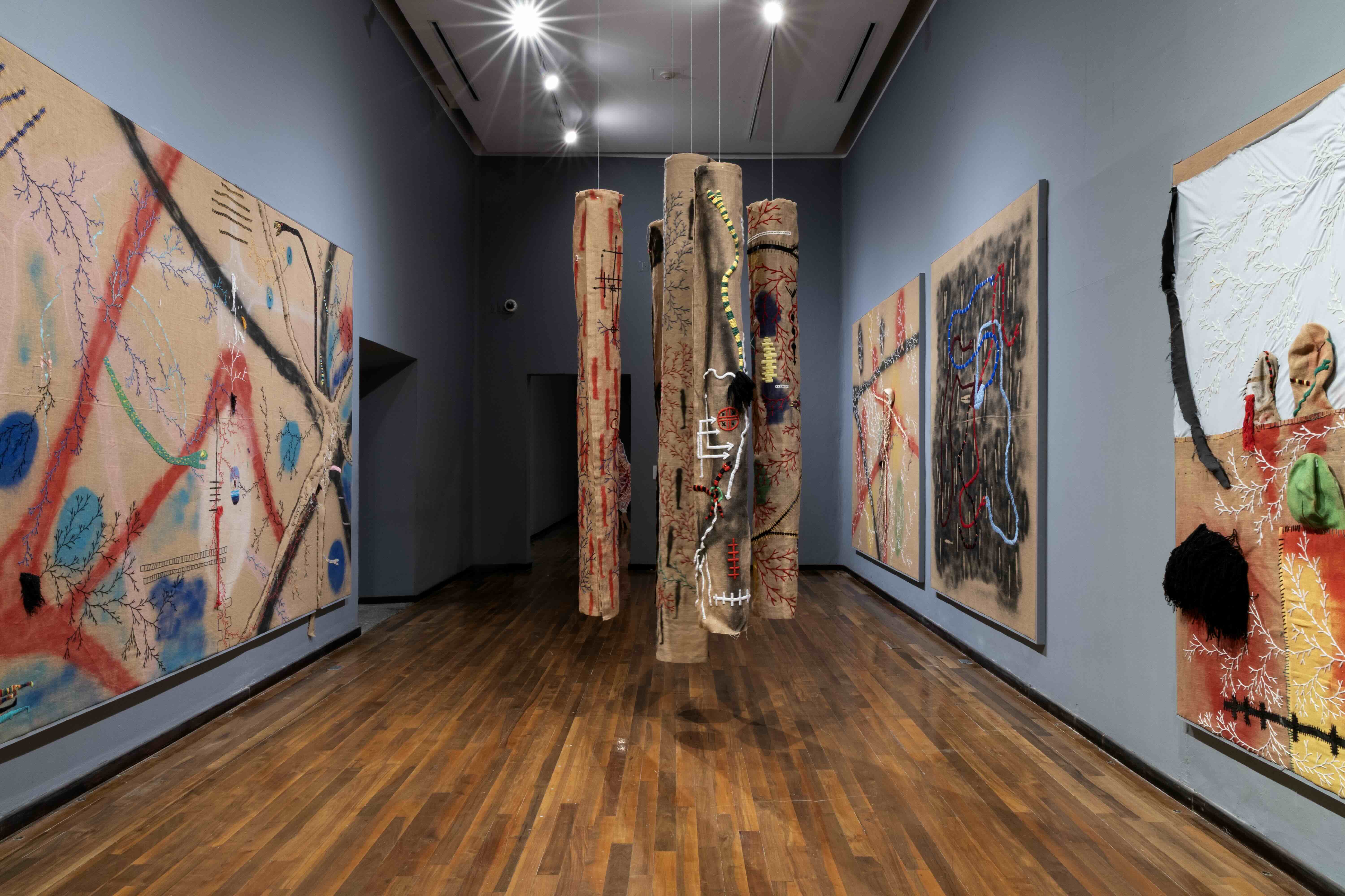 “Deseos diferentes”, vista de la exposición. Cortesía de las artistas y del Museo Cabañas. Fotografía: Ana Quiñones.