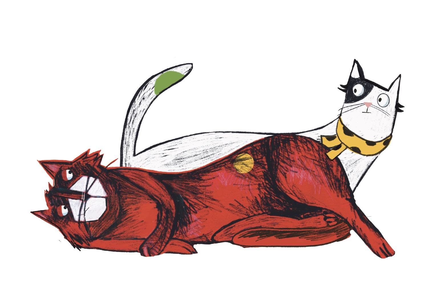 Leer, escuchar, dibujar gatos