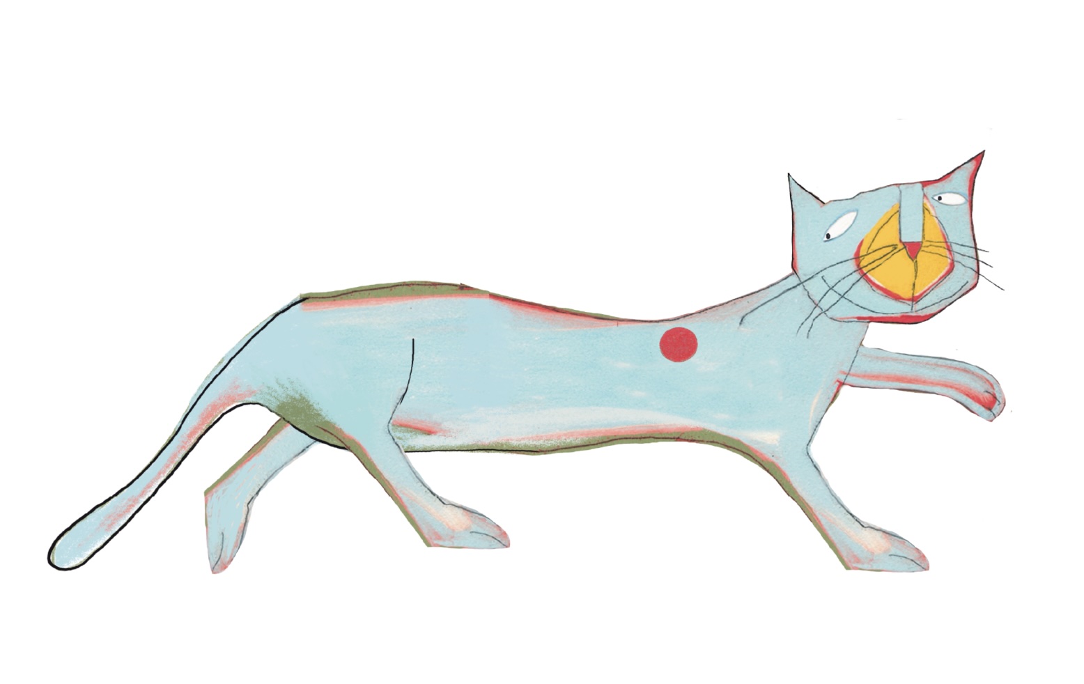 Un gato toma forma